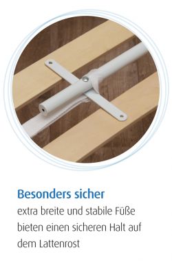 reer Sleep'n Keep Bettgitter XL, 150 cm, Farbe Cappuccino
