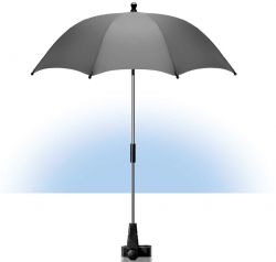 reer Sonnenschirm de Luxe mit UV-Schutz 50+  -  grau