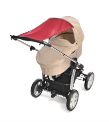 Sun Sail for Prams and Buggys red