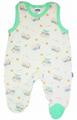 All-over printed romper