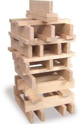 Vilac - Holzbausteine Natur, 100 Stück
