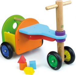Vilac - Holzdreirad Regenbogen