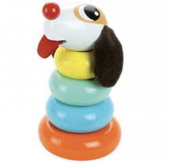 Vilac - Steckfigur Hund Toutou bunt