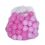 Plaything Balls - 100 Pieces Pink/Rose, 6 cm, In the net