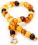 Amber bracelet / Amber anklet - multi