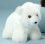 Polar bear teddy bear white 17 cm