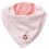 Fehn Garden Dreams Infant jersey scarf, pink/white