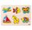 Goki Steckpuzzle Flugzeug, Fisch, ...