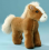 Haflinger golden brown/brown standing 20cm assorted