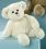 LEVUVU Knuddelbär Teddybär schneeweiß 22 cm