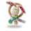 Nici Rabbit Tilli Wooden Rattle Ring with Bell