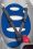 OK-Baby Kinder-Fahrradsitz Eggy silber/blau
