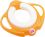 OK baby children toilet seat reducer Pinguo Soft with handle orange