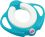 OK baby children toilet seat Pinguo Soft with handle turquoise