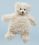 LEVUVU Schlenkerbär Teddybär cremeweiß 27 cm