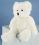 Sitting Bear Teddy Bear natural white 16 cm