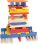 Vilac - 100 coloured wooden building blocks