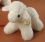 Wool lamb natural white 25 cm