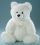 LEVUVU Polar bear teddy bear white 45 cm