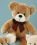 sitting bear teddy bear golden brown 32 cm