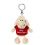 Nici sheep white T-shirt red "Gute Fahrt" keychain