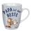 Nici cup "PAPA is the BEST" porcelain