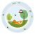 Forest friends plate flat