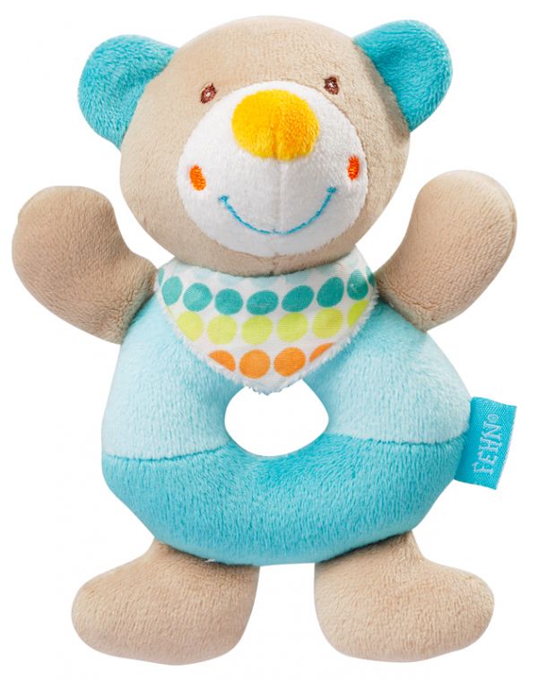 Fehn Mini-Seepferd Greifling | Mit Rassel & Befestigungsring Für Babys Ab 0 Monaten