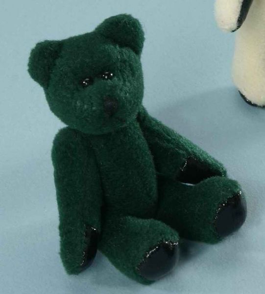 Small green teddy bear deals