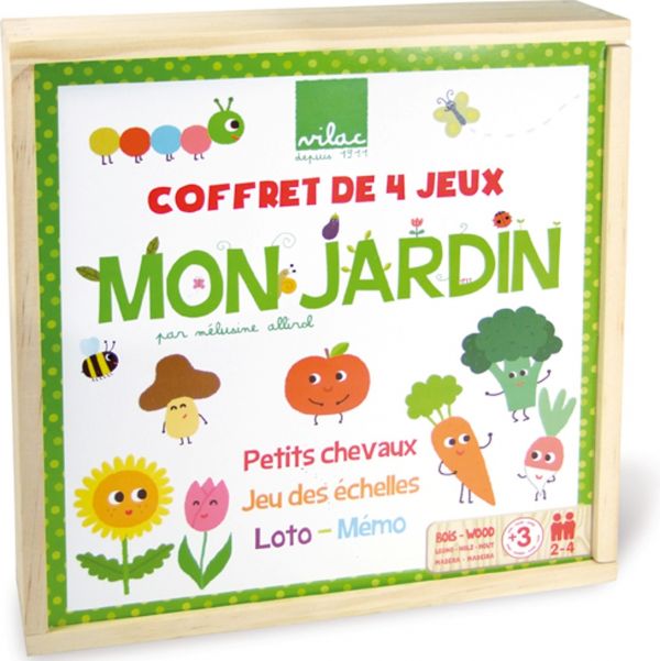 Vilac 4 Piece Play Set My Garden Made Of Wood