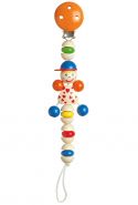 Pacifier chain made of wood with...