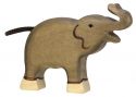 funny baby elephant, handpainted...