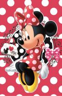 Fleece blanket in Disney Minnie ...