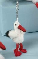 Rattle Stork Keychain