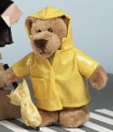 Der Stehbär im gelben Regenmante...