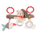 Plush trapeze with animal pendan...