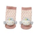 Activity baby socks with cute he...