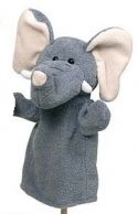 Elephant hand puppet - suitable ...