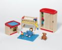 Puppenmöbel Kinderzimmer aus Buc...
