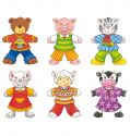 Dress up doll puzzle funny anima...