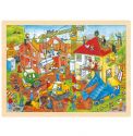 Einlegepuzzle Baustelle, 96-teilig
