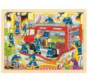 Einlegepuzzle Feuerwehreinsatz, ...