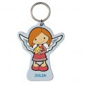 Cute key ring in guardian angel ...